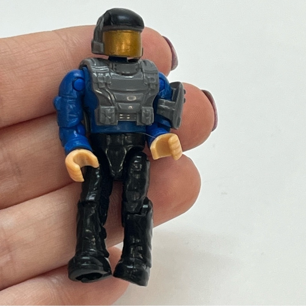 mega‎ construx halo nmpd trooper mini figure super poseable micro action figure